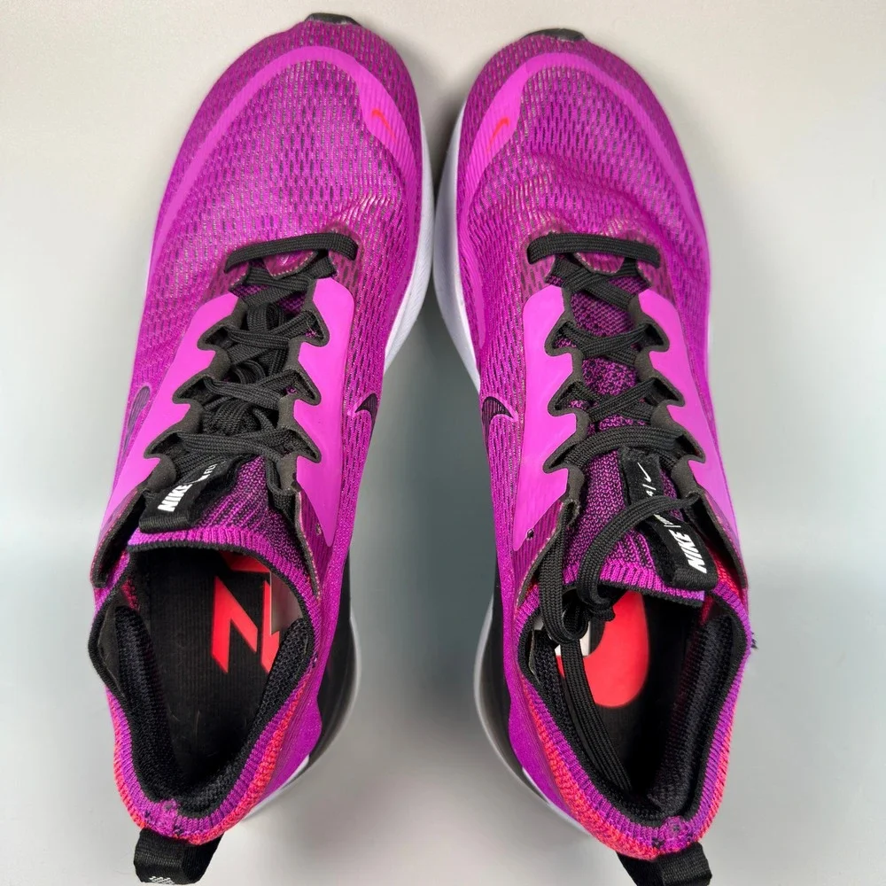Nike Zoom Fly 4 Womens 8 Running Shoe Hyper Violet Purple White Trainer Sneaker